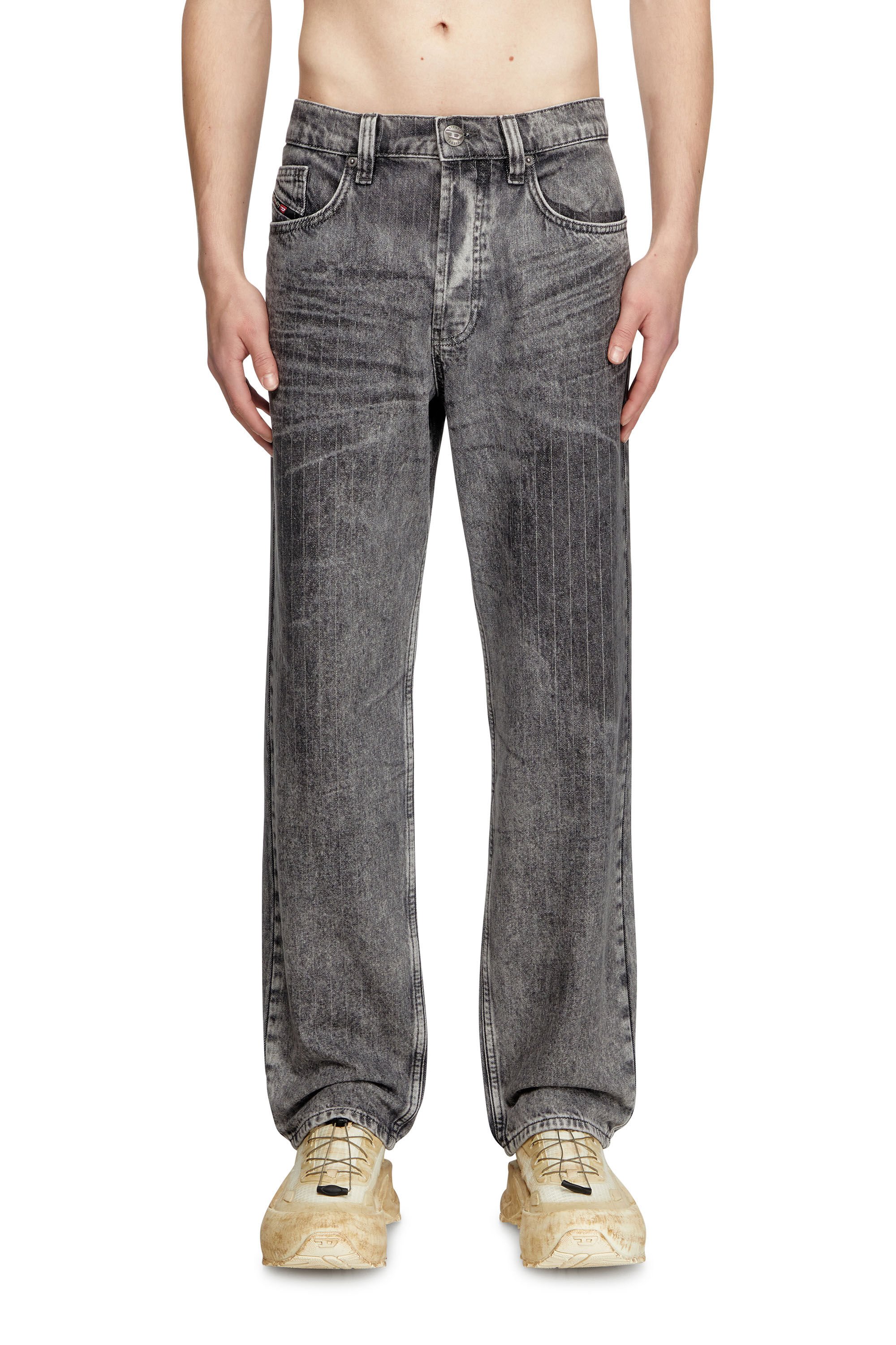 Diesel - Herren Regular Jeans 2024 D-Macs 0ABCU, Hellgrau - 3