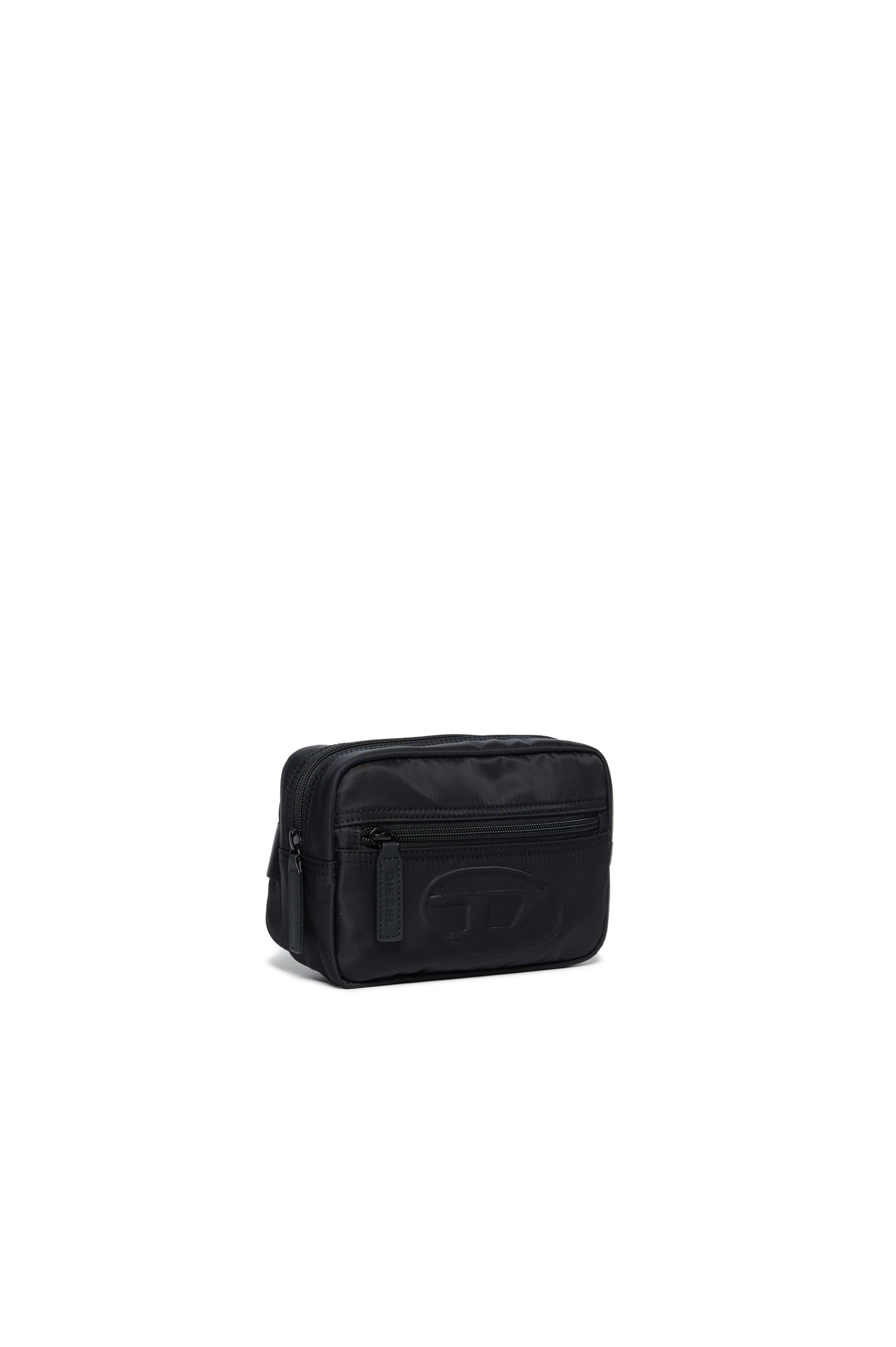 Diesel - WDEMBOSSED, Unisex Gürteltasche aus Nylon mit Logo-Prägung in Schwarz - 2