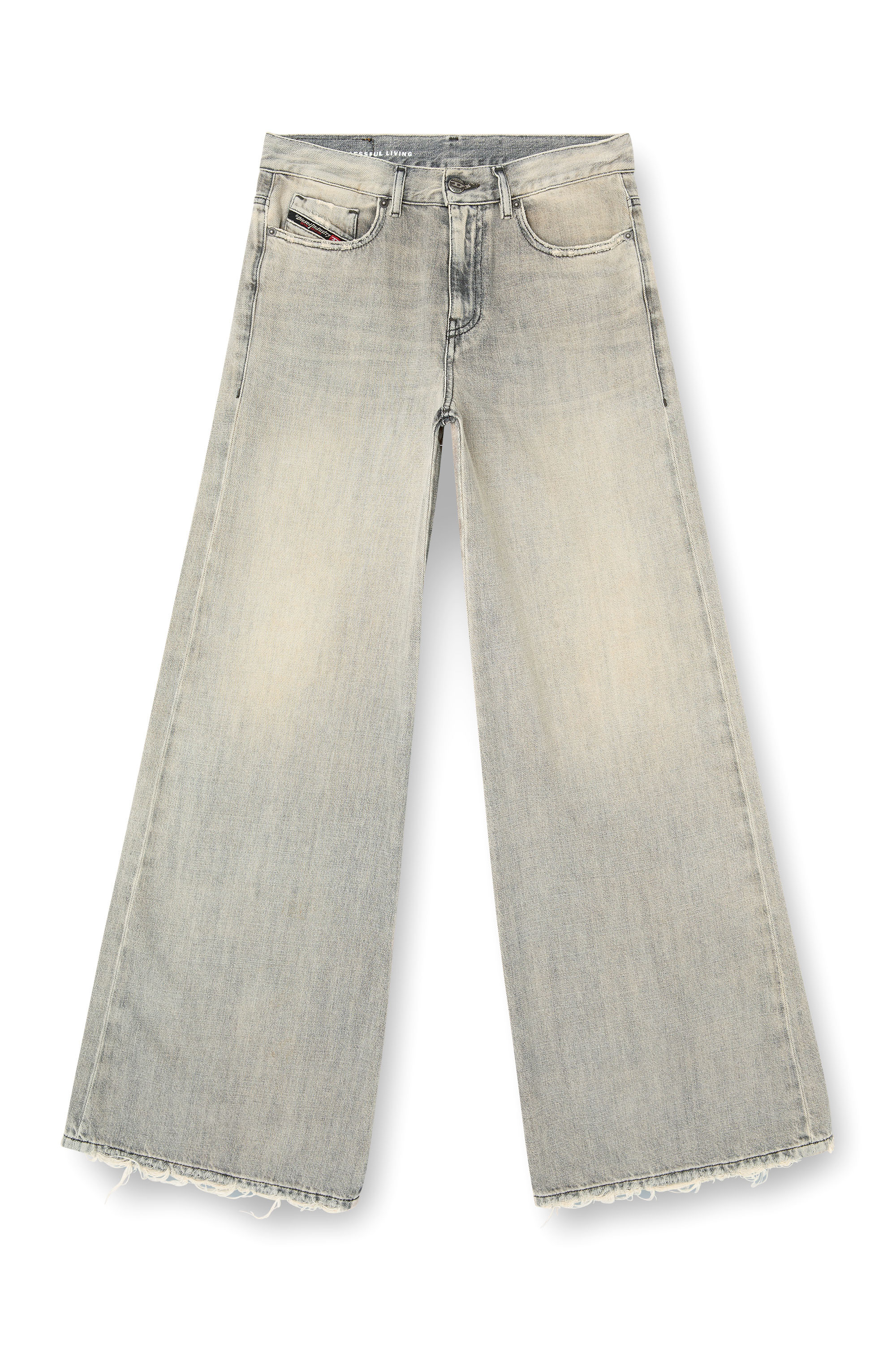Diesel - Damen Flare Jeans 1978 D-Akemi 068RU, Grau - 3